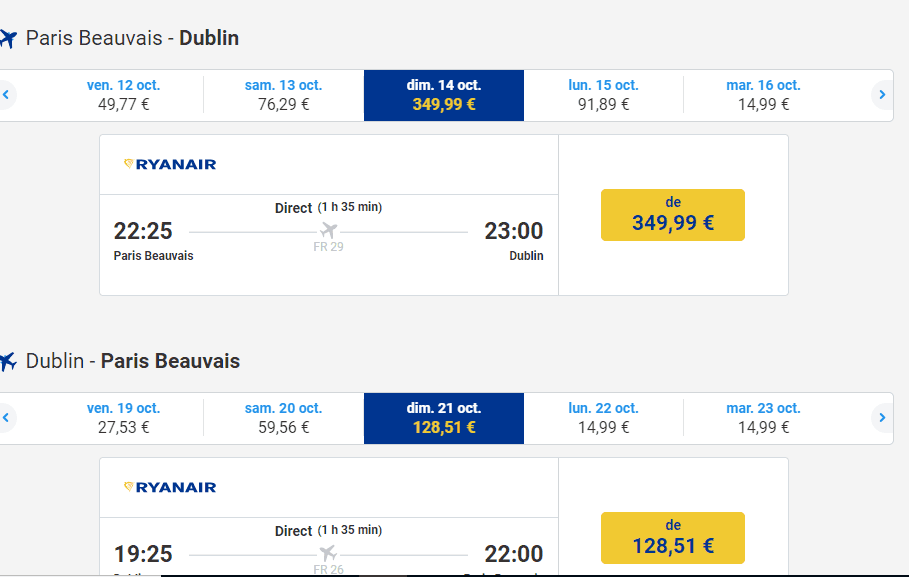 Faire payer le billet d'avion moins cher aux personnes minces